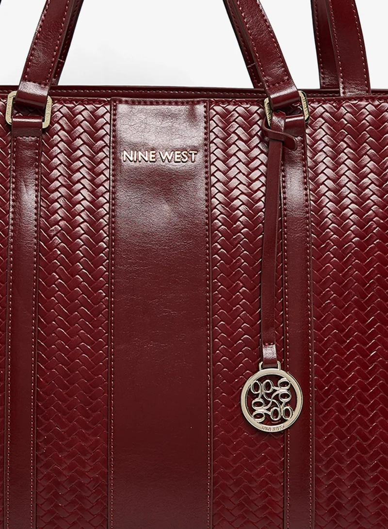 NINE WEST  Top Handle Logo Detail Tote for Women | Best Price UAE